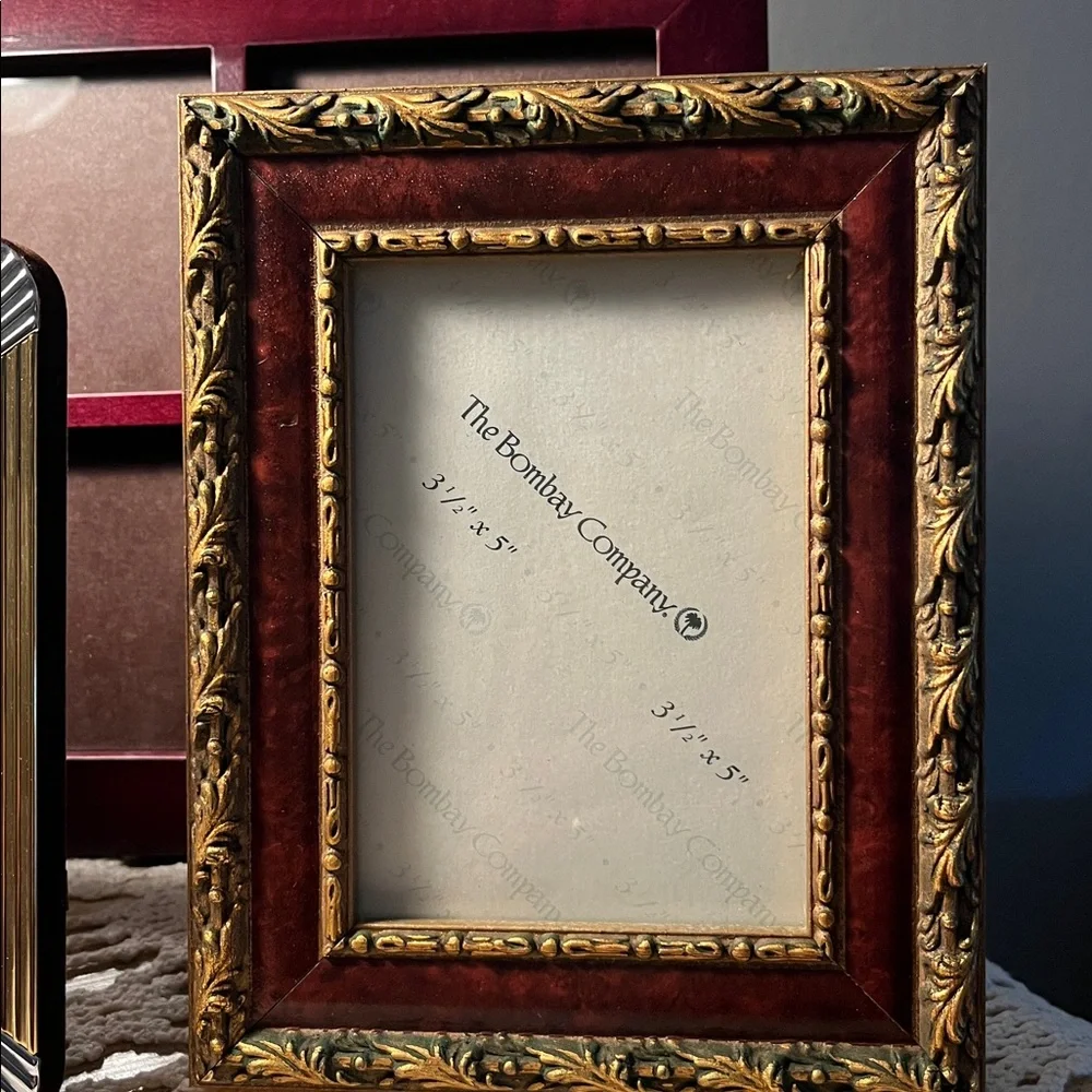 NWT Photo Frame Bundle of 4 Variety of Gold Brown Various Sizes - Picture 3 of 9